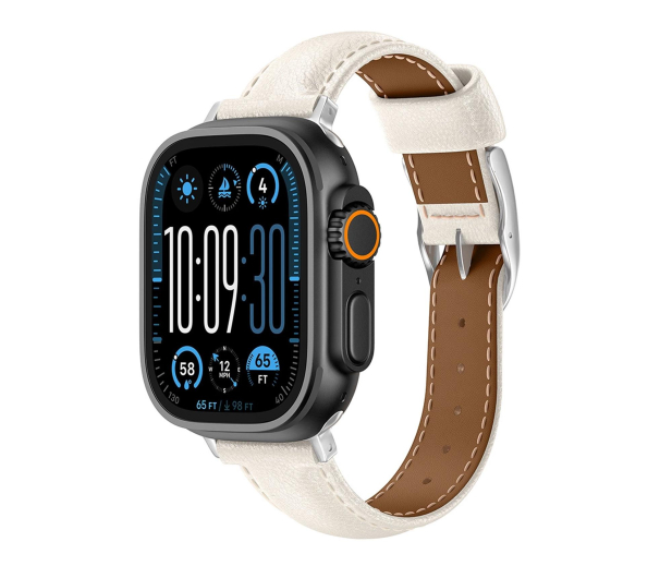 AmazingThing Class Band Apple Watch 45 / 46 / 49 mm jasnobeżowy - 1483750 - zdjęcie